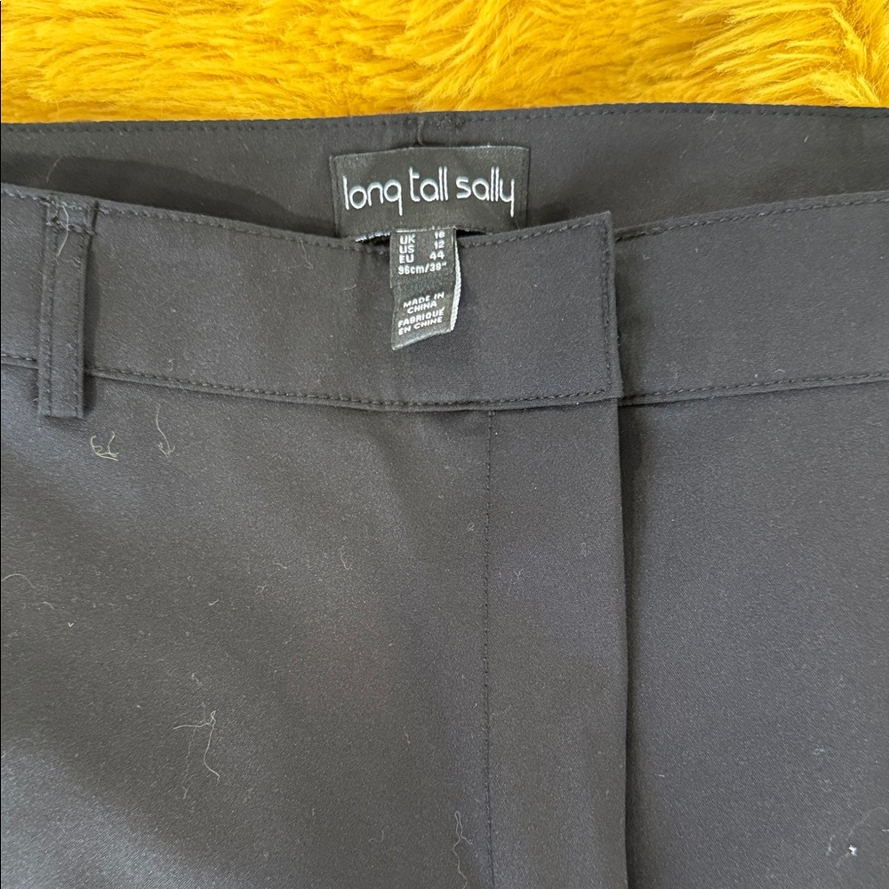 LTS Tall Black Bootcut Trousers
